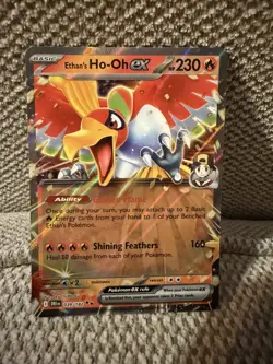 NM Pokemon TCG - Ethans Ho-Oh ex - 039/182 Double Rare Holo Destined Rivals SV10 - Image 1