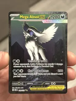Pokemon Mega Absol ex 180/132 Mega Evolution Special Illustration Rare Near Mint - Image 1