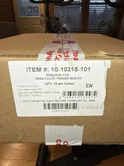 Pokemon TCG Ascended Heroes ELITE TRAINER BOX CASE Factory Sealed 10x ETB Boxes - Image 1