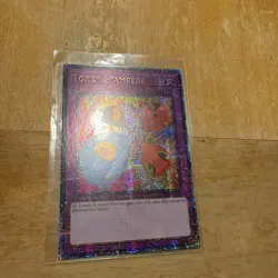 Yugioh Token Stampede RA04-EN149 1st Ed Quarter Century Secret Rare Near Mint - Image 1