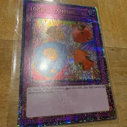 Yugioh Token Stampede RA04-EN149 1st Ed Quarter Century Secret Rare Near Mint - Image 2
