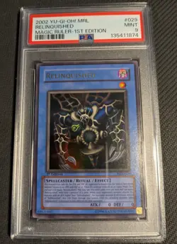Yugioh Relinquished MRL-029 1st Edition Ultra Rare PSA 9 Mint! - Image 1