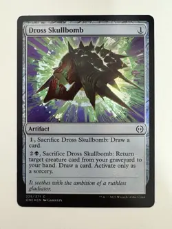 Dross Skullbomb Foil MTG Magic the Gathering Card NM Near Mint ONE - Image 1