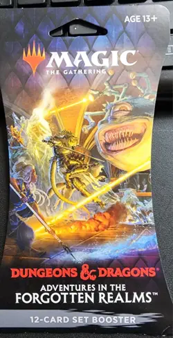 Magic The Gathering D&D Adventures in the Forgotten Realms 12-Card Set Booster - Image 1