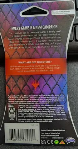 Magic The Gathering D&D Adventures in the Forgotten Realms 12-Card Set Booster - Image 2