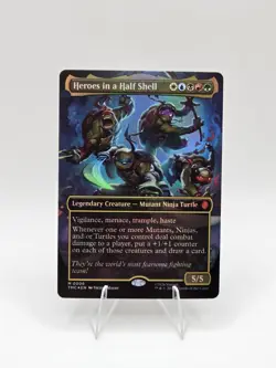 Heroes in a Half Shell (0006) (Borderless) Commander: TMNT Foil Near Mint - Image 1