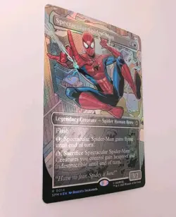 Spectacular Spider-Man (0014) (Borderless) Foil Marvel's... - Image 3