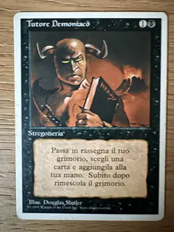 MAGIC - Demonic Tutor / 2nd Edition (ITA Revised) - MTG ITA FWB - Image 1