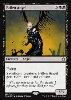 Fallen Angel ~ Moderately Played Commander Anthology MTG Magic UltimateMTG Black - Image 1