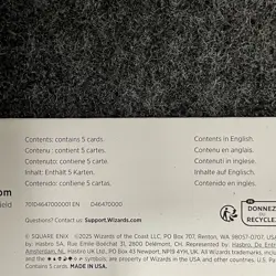 MTG: Secret Lair X Final Fantasy: Weapons (5 Cards Non-Foil ), Worn Packaging - Image 4