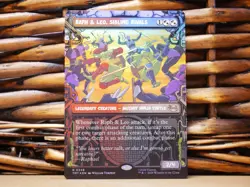 MTG Raph & Leo, Sibling Rivals 0249 FOIL BORDERLESS | NM Near Mint | TMNT | 2026 - Image 1