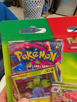 Pokemon TCG ERROR PACKS! Enhanced 2-Pack Blister - Oddish Vileplume Gloom - Image 4