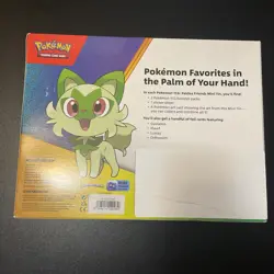 Pokemon TCG Scarlet & Violet Paldea Friends 5 Mini Tins Set + 4 Promo Cards Box - Image 2