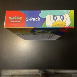 Pokemon TCG Scarlet & Violet Paldea Friends 5 Mini Tins Set + 4 Promo Cards Box - Image 4