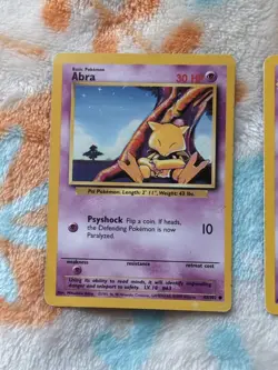 Dark Alakazam 1/82 Holo Team Rocket Set w/ Evolution Line Base Set Pokemon TCG - Image 2