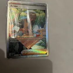 Pokemon TCG Scarlet & Violet Arven #249/198 Ultra Rare Full Art Holo Card - Image 1