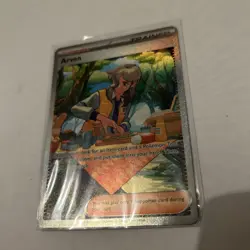 Pokemon TCG Scarlet & Violet Arven #249/198 Ultra Rare Full Art Holo Card - Image 3