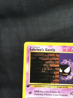 Pokemon Cards: Gym Challenge 1st Edition Common: Sabrina's Gastly 96/132 - Image 2