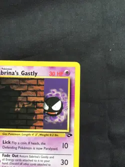 Pokemon Cards: Gym Challenge 1st Edition Common: Sabrina's Gastly 96/132 - Image 3