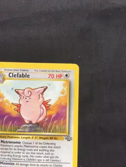Pokemon Cards: Jungle 1st Edition Rare: Clefable 17/64 - Image 3