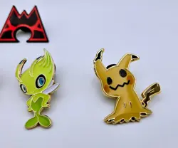 14 Pokemon Promo Pins Mimikyu Mew Mewtwo Celebi Espeon Umbreon Dragonite Jirachi - Image 4