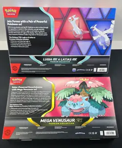 Pokemon Lugia Ex & Latias Ex + Mega Venasaur Premium Collection Box *NEW Sealed* - Image 2