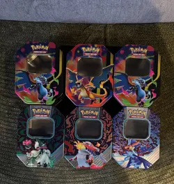 Pokemon TCG Tins Bundle / Joblot - Ascended Heroes + Pris + Mega Charizard Tins - Image 3