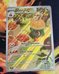 Appletun 211/191 Pokemon TCG S&V Surging Sparks Illustration Rare English - Image 1