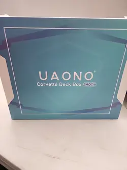 UAONO Corvette Deck Box 2400+ Blue Trading Card Storage Case TCG Brand New - Image 1