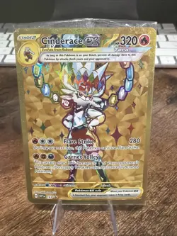 Cinderace ex 163 Sv: Scarlet & Violet Holo SEALED PROMO Pokemon Card - Image 1