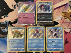 Baby Shiny Lot Of 5 Holo Rare Pokemon TCG Paldean Fates And Shining Fates All NM - Image 1