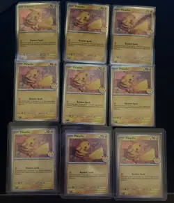 Lot Of 9 Pikachu 051 /162 Pokemon Day 2026 Stamped Promo - Image 1