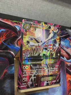 Pokemon TCG Mega Mewtwo EX 160/162 Full Art XY Breakthrough - HP/Damaged - Image 3
