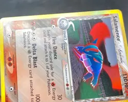 2005 Pokemon EX Delta Species Salamence 14/113 Holo HP-DMG - Image 3