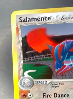 2005 Pokemon EX Delta Species Salamence 14/113 Holo HP-DMG - Image 4