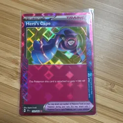 Hero's Cape 152/162 ACE Spec- Temporal Forces Pokemon Card - NM - Image 1