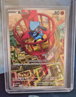 Pokemon TCG Riolu Illustration Rare Center Promo - Image 1