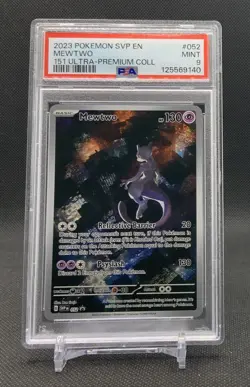 PSA 9 Mewtwo Promo SVP 052 Pokemon 151 Ultra Premium Collection Mint - Image 1