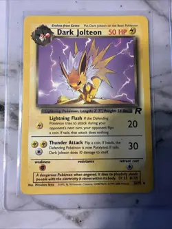Dark Jolteon 38/82 Pokemon Team Rocket Regular - Image 1
