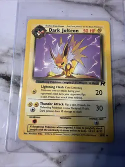 Dark Jolteon 38/82 Pokemon Team Rocket Regular - Image 4