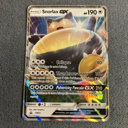 Snorlax GX SM05 Pokemon Sun Moon Promo 2016 TCG Card - Image 1