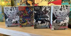Lot of 4 Pokemon black bolt & White Flare x2Phantasmal Flames Booster Bundles - Image 1