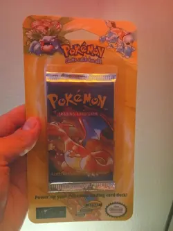 Pokemon 1999 WOTC Base Set Unlimited Booster Blister Pack Charizard - Read - Image 1