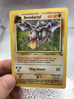 Pokemon English TCG - Aerodactyl - Holo Fossil 1/62 - NM/LP - Image 3