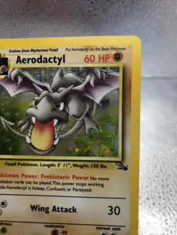 Pokemon English TCG - Aerodactyl - Holo Fossil 1/62 - NM/LP - Image 5
