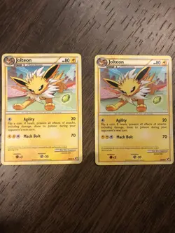 2 x Jolteon - 28/90 - Uncommon VLP, English Pokemon Undaunted - Image 1