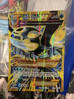 Pokemon Primal Kyogre EX 096/098 Jumbo Promo Holo Oversized Card - Image 1