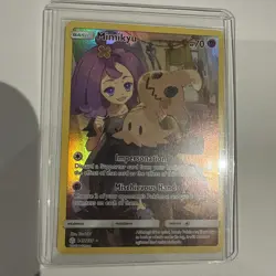 Pokemon Mimikyu TCG Cosmic Eclipse Holo Card 245/236 - Image 1