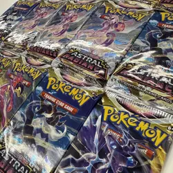 Pokemon TCG Sword & Shield Astral Radiance Booster Pack Lot Of 17 SEALED - Image 2