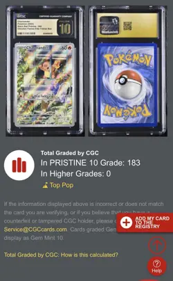 🌟LOW POP HOLO🌟Pokemon Obsidian Flames ETB Promo Charmander #44 CGC 10 PRISTINE - Image 3